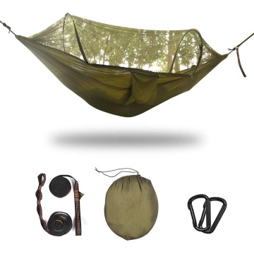Pop-Up Camping Hammock with Net Supports 770 lbs